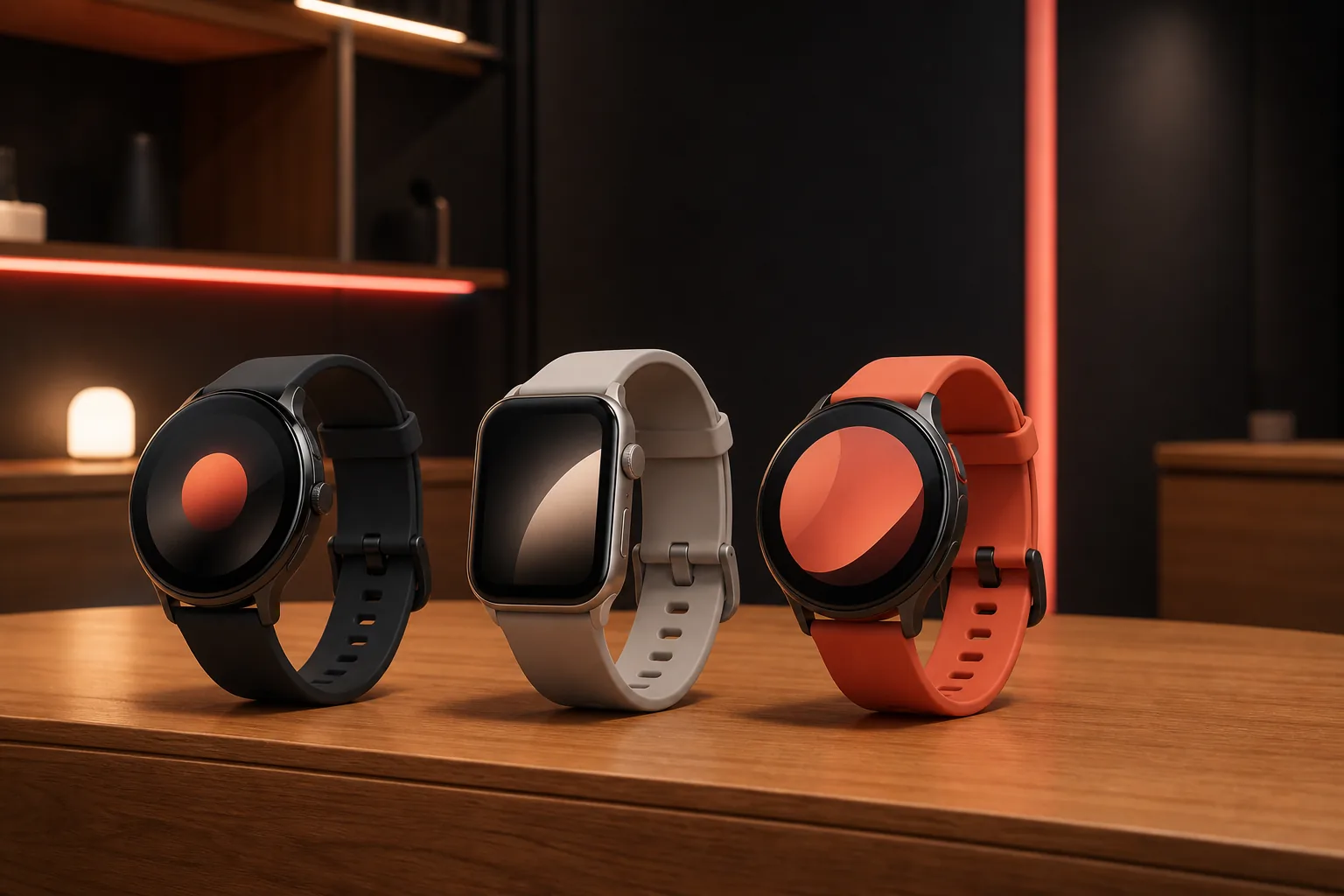 Illustration générique de montres connectées