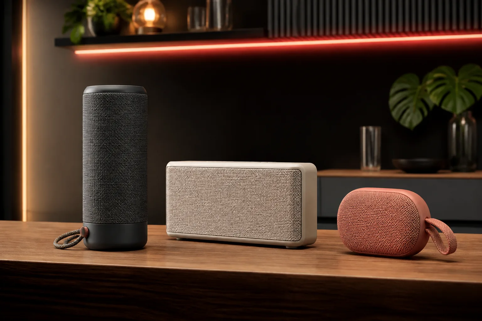 Illustration générique d'enceintes Bluetooth