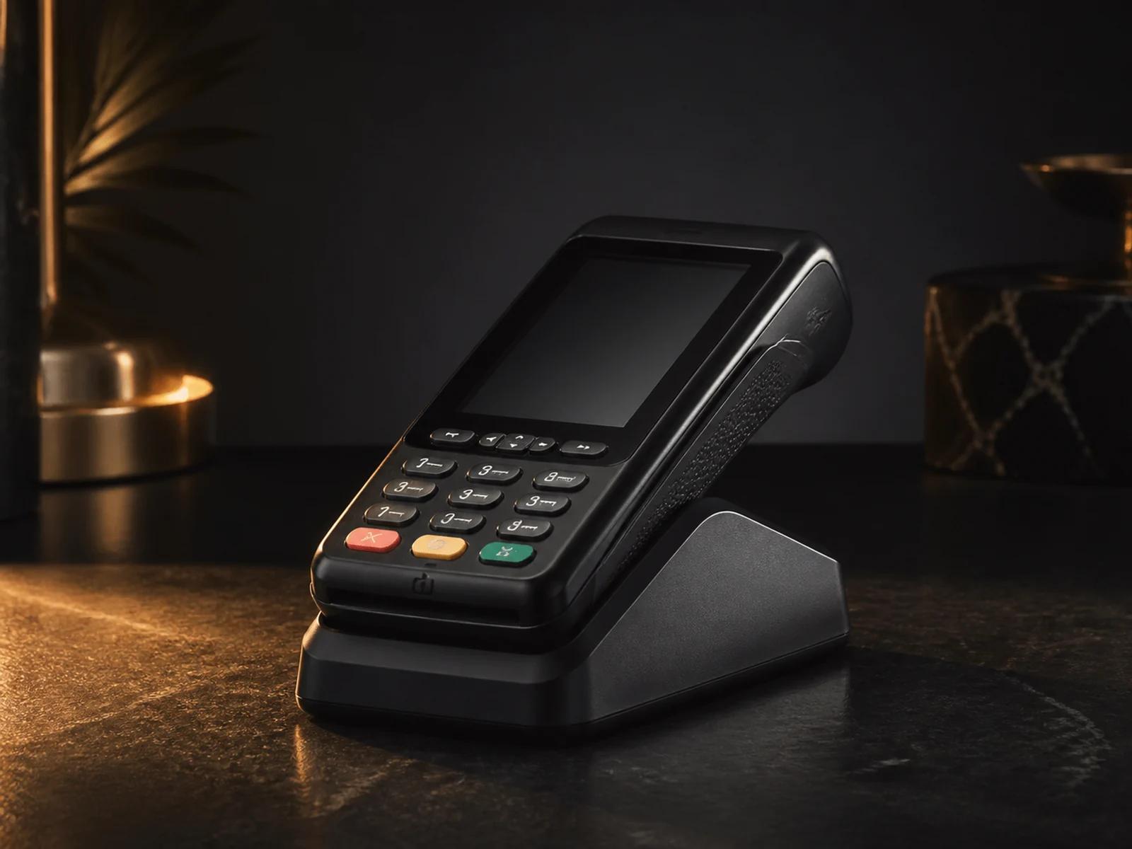 Illustration d'un terminal de paiement portable Saint Barth Monetik